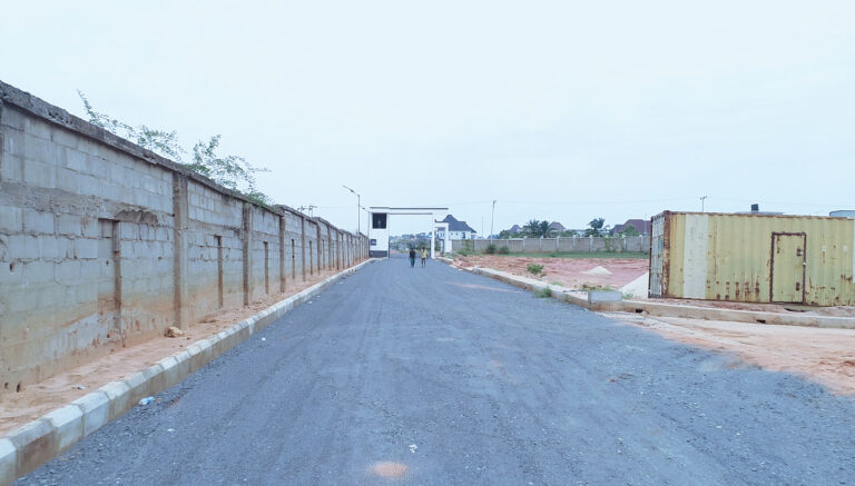 Completed Road Construction at Bethel Court